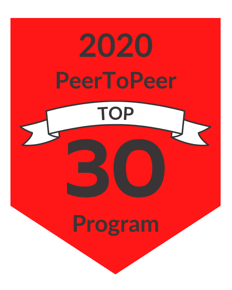 Top 30 P2P Badge