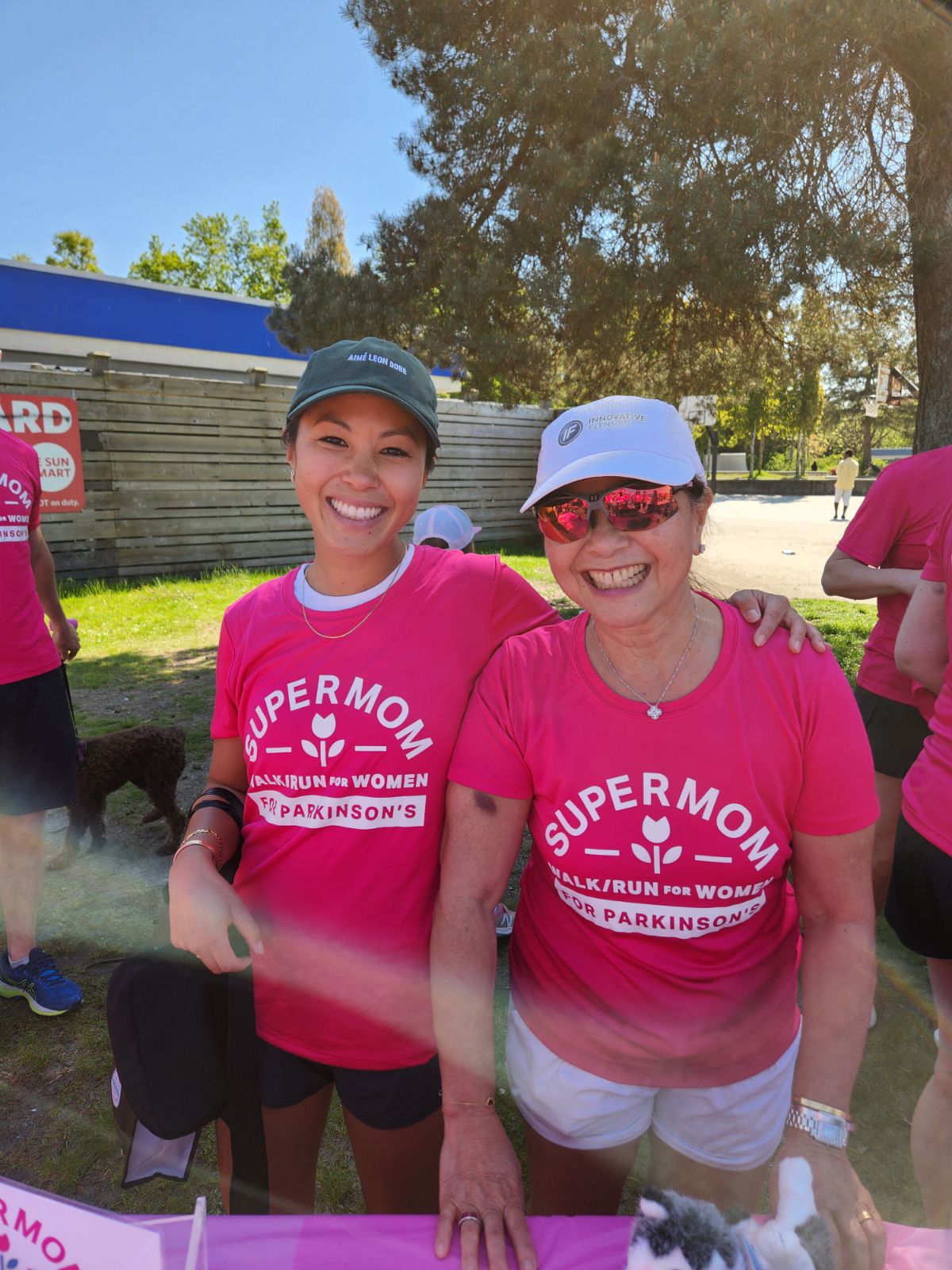 Image of two walkers at SuperMom Walk