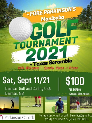 Golfing for Parkinson'TMs
