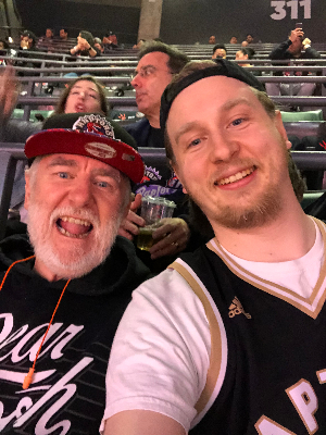 My Dad & I Game 1 of NBA Finals 2019