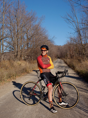 Below the nasty climb up Sideroad 7B near Kimberly